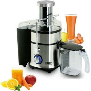 Xper fruit juicer, 900 watts, two speeds, safety system - steel