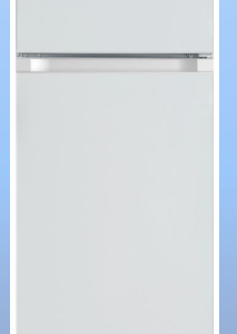 Comfort two-door refrigerator, 7.4 feet, 211 liters - silver