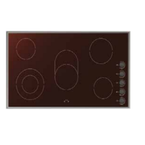5-eye kitchen line ceramic surface with switch 90 cm - Italian