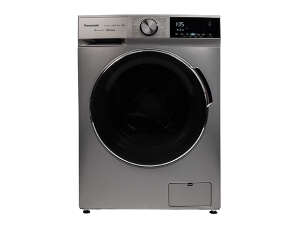 Panasonic washing machine and dryer, 8 kg, front slot, 6 kg dryer, silver