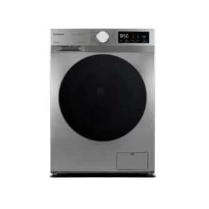 Panasonic washing machine, 9 kg, front load, silver