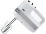 Xper hand mixer, 400 watts, 5 speeds, with turbo - white