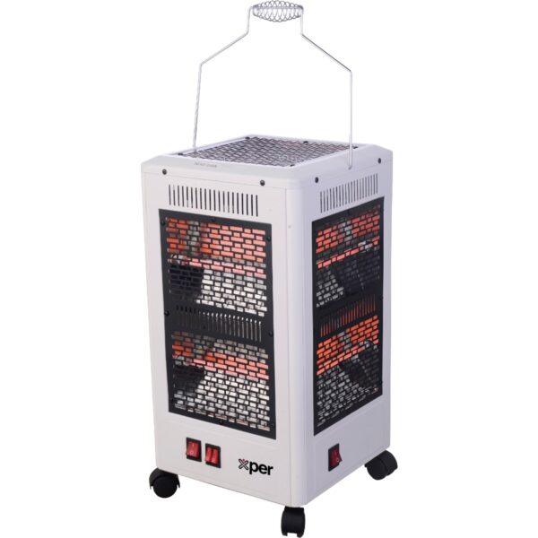 xper electric heater, 11 candles, 2000 watts - white