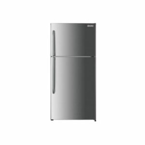 Basic two-door refrigerator, 17.9 feet, 500 liters - steel