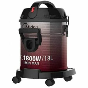 Midea cylinder vacuum cleaner - 18 liters - 1800 watts - red