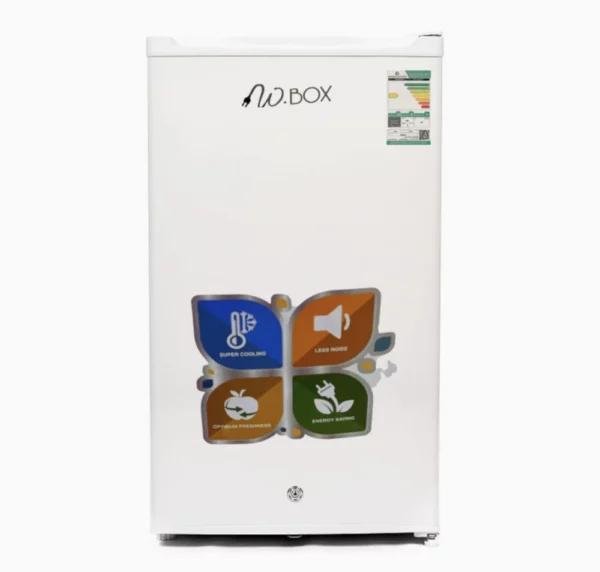 W Box Refrigerator, 3.2 Feet, 90 Liters - White