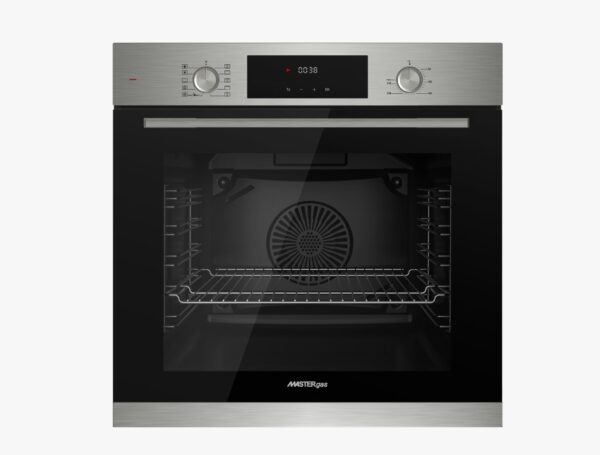 Master Gas Oven 60*60 Electric - Steel Color - 10 Programs - Turkish