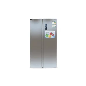 Basic wardrobe refrigerator, 20.5 feet, 570 liters - steel inverter