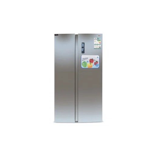 Basic wardrobe refrigerator, 20.5 feet, 570 liters - steel inverter