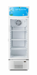 Auto display refrigerator (cooling only), 11.5 feet, 322 liters - glass door