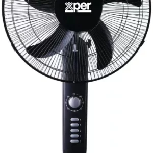 Xper table fan, 70 watts, 16 inches - black