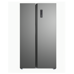 Two-bed refrigerator, 18.6 feet, 525 liters - silver