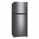 LG two-door refrigerator, 8.3 feet, silver