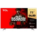 TCL TV 75 inches, QLED UHD Google TV, 120 Hz