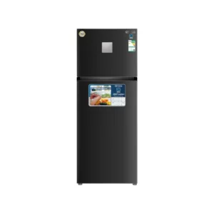 General Supreme, two-door refrigerator with top freezer, 14.9 feet, 420 litres, inverter compressor, black steel