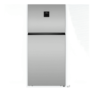 Sereen two-door refrigerator, 21.41 feet, silver