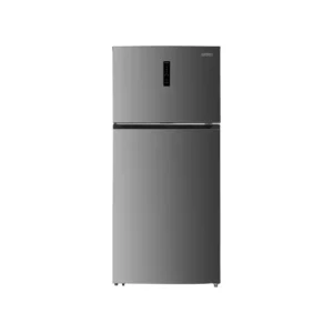 General Supreme refrigerator, 22.4 feet, 635 litres, two doors, top freezer, antifreeze, inverter compressor, steel