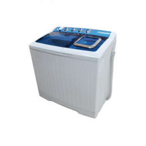Falcon twin tub washing machine, 13 kg - white with blue cover