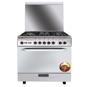 Technogas oven, 60*90 cm, 5 burners, steel