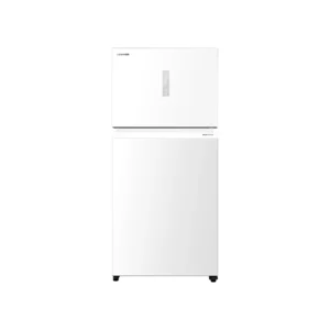 Toshiba two-door refrigerator with top freezer - (19.6 feet, 554 litres) - inverter - white