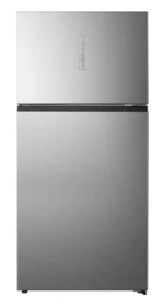 Hisense refrigerator, 19.9 feet, two doors, steel, inverter, anti-freeze feature