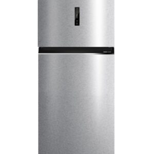 Toshiba two-door refrigerator with top freezer - (21.5 feet, 608 litres) - inverter - steel