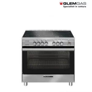 Glem gas oven - electric, 60 * 90 steel - full safety - ceramic